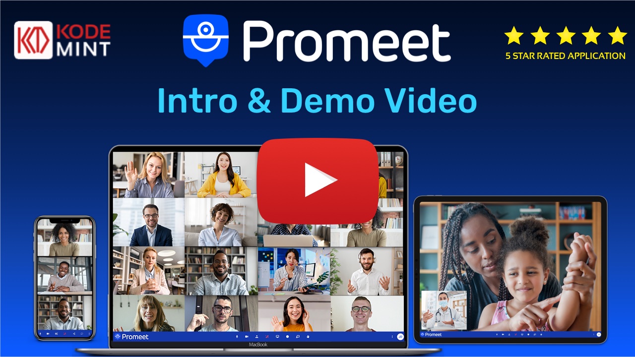 Promeet App Introduction & Demo - Virtual Meeting & Webinar App For Professional