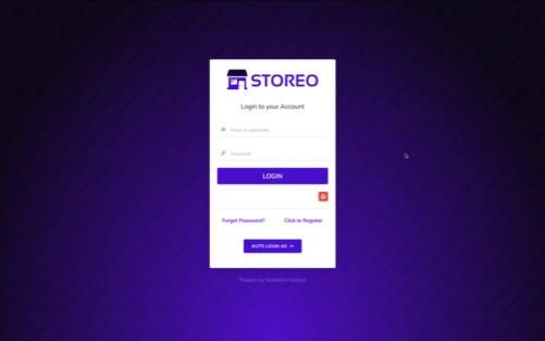 Login Page - Storeo for Accounting, Billing and Inventory Management